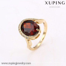 12640 Xuping neues Produkt großer Stein 18k plattierter Ring